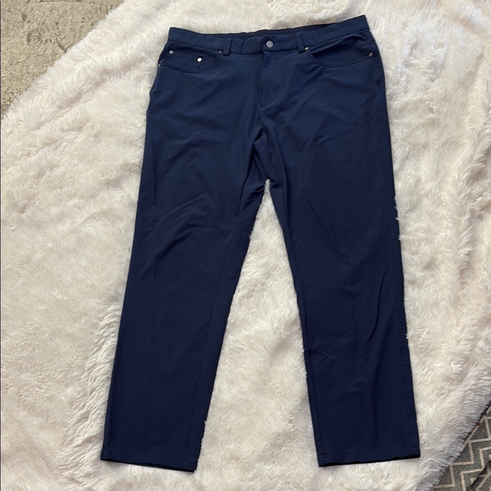 Greg Norman Collection Men's Navy Chinos